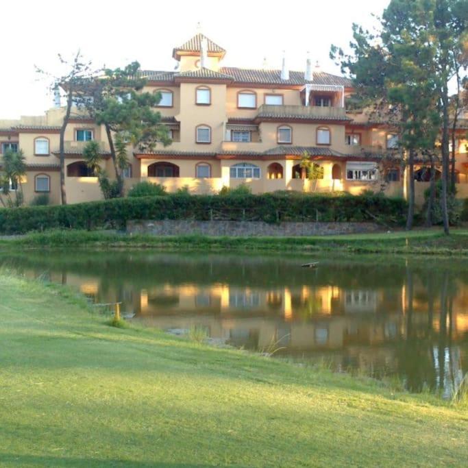 Laguna Golf, Hoyo 17, Islantilla Kültér fotó